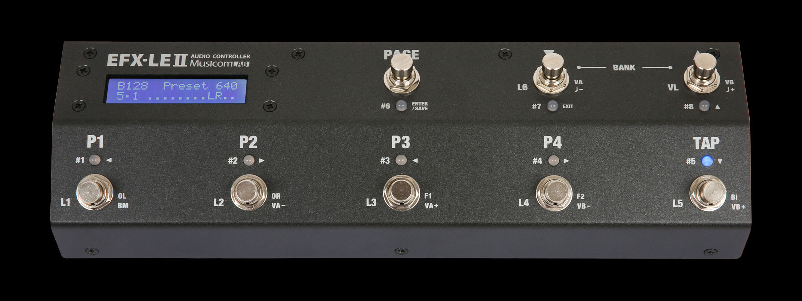 New MusicomLab EFX-LE II Audio Controller / Switcher / MIDI